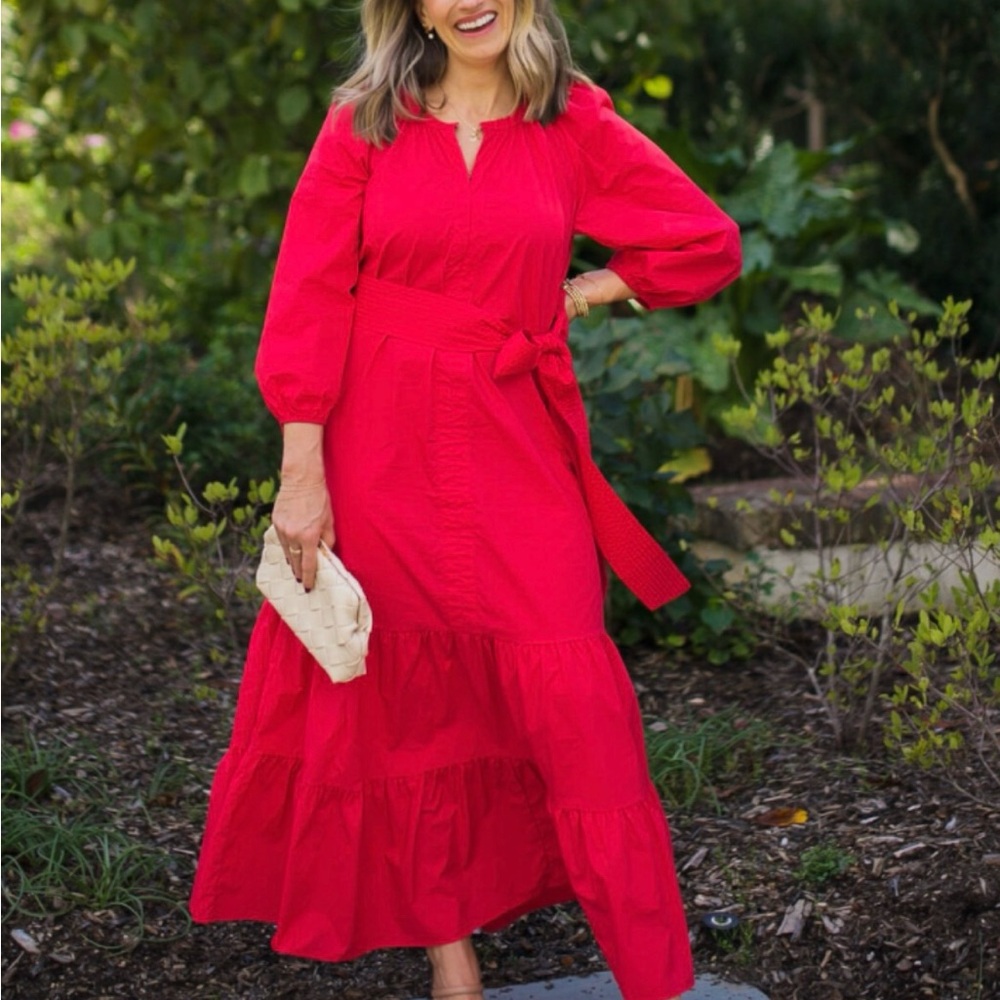 Lyles Red Maxi Dress